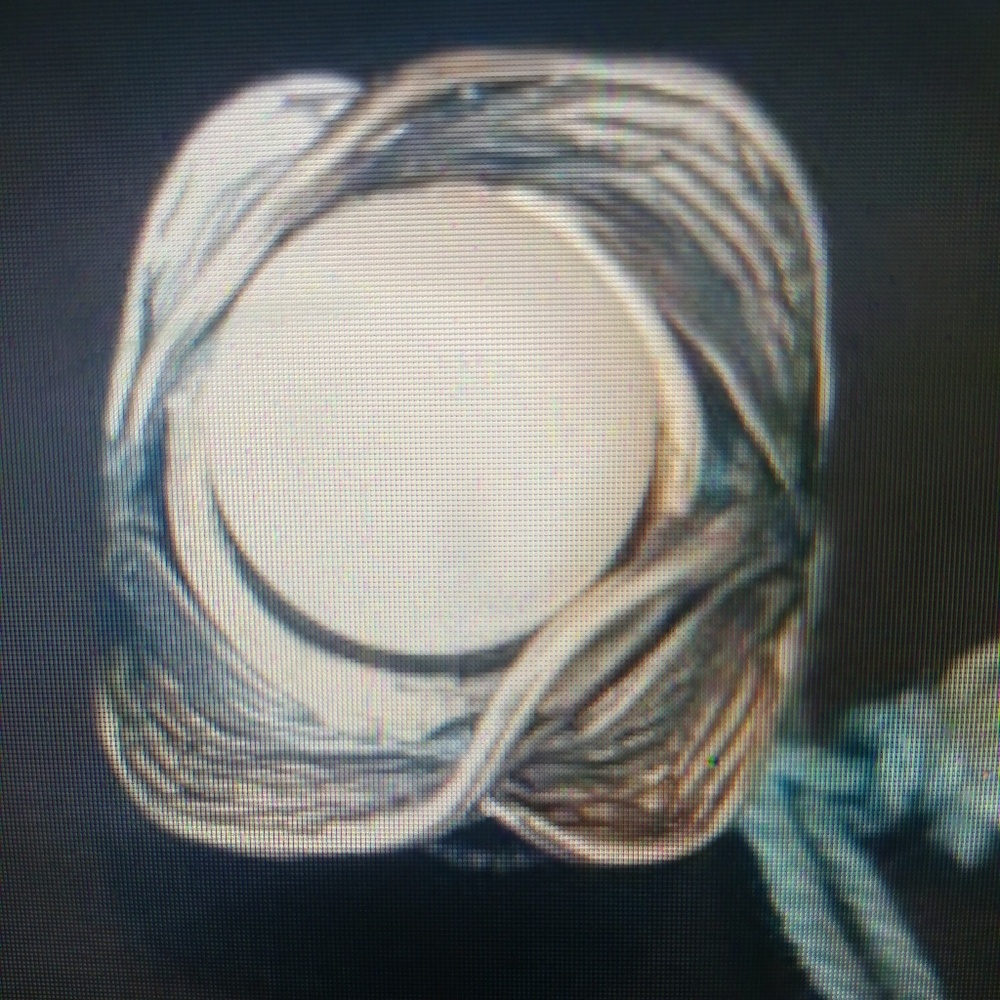 Pearl ring size 7 sterling silver 925